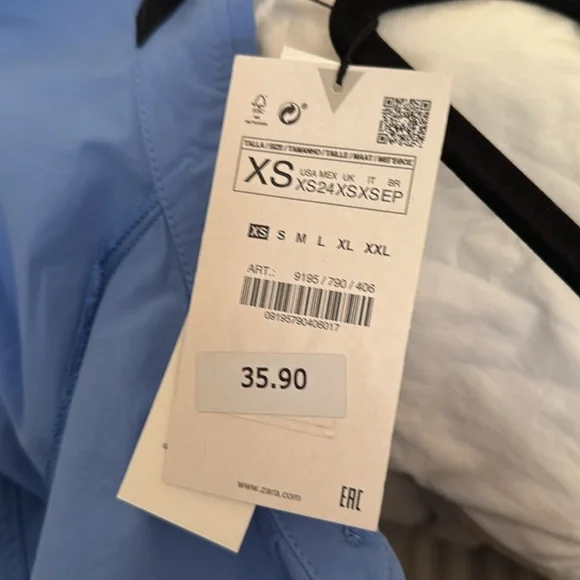 Zara Women’s Oversized Poplin Shirt - Picture 2 of 2